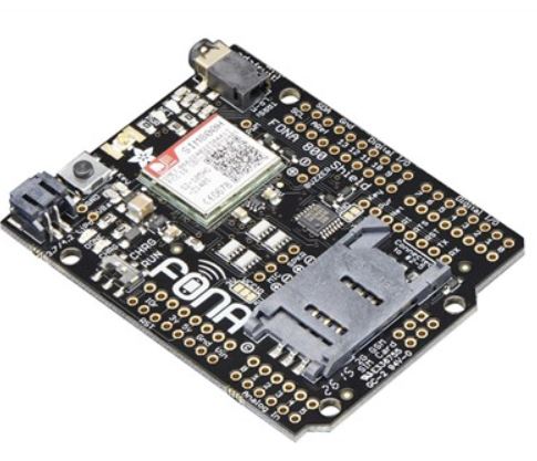 Adafruit Industries-FONA 800 Shield | 2468 RF/Drahtlos-Entwicklungsplatinen und Kits 0118 2468