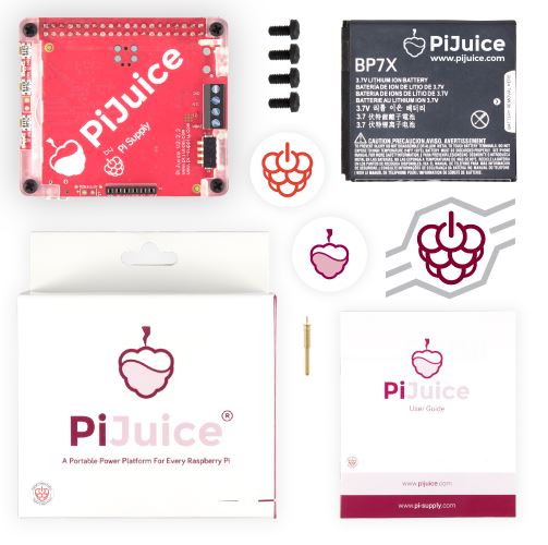 Pi Supply-PIS-0212 | PiJuice HAT Energiemanagement, Entwicklungsplatinen und -kits 0718 PIS-0212 set