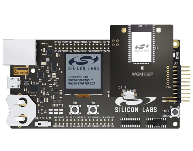 Silicon Labs-SLWSTK6121A RF/Drahtlos-Entwicklungsplatinen und Kits wgm160p-starter-kit