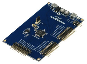 Microchip Technology-ATSAMD21-XPRO Eingebettete Systementwicklungsboards und -kits ATSAMD21-XPRO_angle