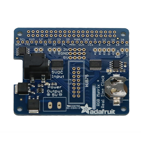 Adafruit Industries-RGB Matrix HAT | 2345 Entwicklungssätze und Werkzeuge RGB Matrix - 1